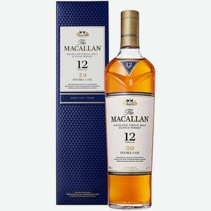 Виски Macallan Double Cask 12лет 40% 0.7л подарочная упаковка Великобритания