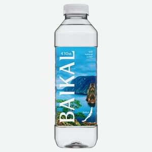 Вода питьевая Байкальская глубинная BAIKAL 430 без газа 0.85л