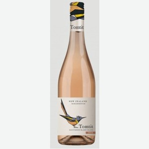 Вино Tomtit Sauvignon Blanc Blush розовое полусухое 13% 0.75л Новая Зеландия Мальборо
