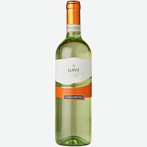 Вино Terredavino Gavi DOCG белое сухое 12% 0.75л Италия Пьемонт
