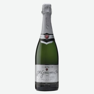 Шампанское Gobillard Brut Blanc De Blancs 12,5% белое сухое 0.75л Франция