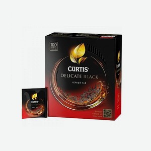 Чай <Curtis> Delicate Black черный мелкий лист 100 сашет*1.7гр 170г Россия