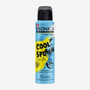Антиперспирант-спрей DEONICA FOR TEENS Cool & Splash, для мальчиков, 150 мл