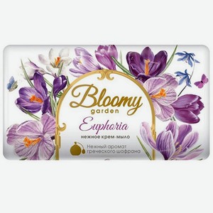 Крем-мыло твердое  Bloomy garden  Euphoria, 90 гр.
