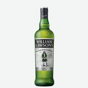Виски Вильям Лоусонс шотландский купажированный 40% 0,5л