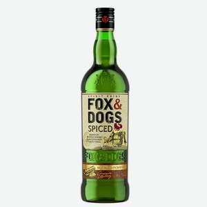 Настойка Фокс энд Догс Спайсд на основе виски полусладкая 35% 0,7л