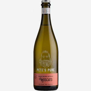 Вино игристое Питс Пур Москато жемчужное белое сладкое 6% 0,75