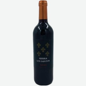Вино Сьерра Лос Сантос, столовое, красное, сухое, 0,75л., 10%