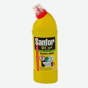 Средство чистящее SANFOR WC Лимонная свежесть гель 750мл