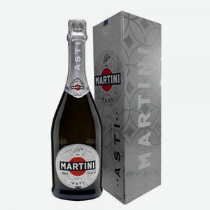 Вино игристое Martini Asti белое сладкое подарочная упаковка, 0.75 л