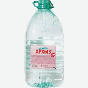 Вода минеральная Архыз негазированная, 5 л, пластиковая бутылка