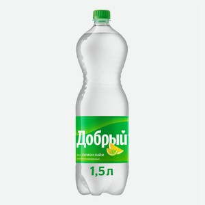Газированный напиток Добрый Лимон-Лайм 1,5 л