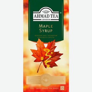 Чай зеленый Ahmad Tea со вкусом кленового сиропа 25пак 37.5г