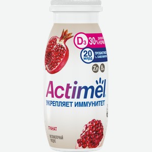 Кисломолочный напиток Actimel с гранатом 1.5%, 95 г