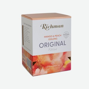 Чай зеленый китайский Richman Mango-Peach Oolong 20х0,04 кг