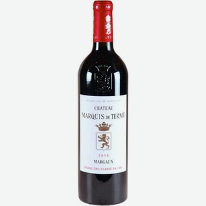 Вино Chateau Marquis De Terme 2012г. красное сухое 13.5% 0.75л Франция Бордо