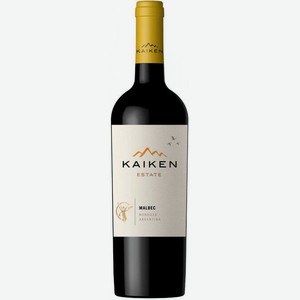 Вино Kaiken Estate Malbec красное сухое 14% 0.75л Аргентина Мендоса
