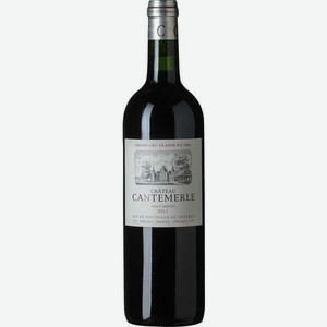 Вино Chateau Cantemerle AOC красное сухое 13% 1.5л Франция Бордо