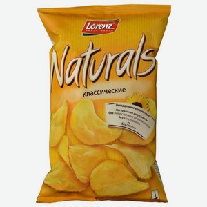 Картофельные чипсы “Naturals” классические, с солью 0,1 кгр