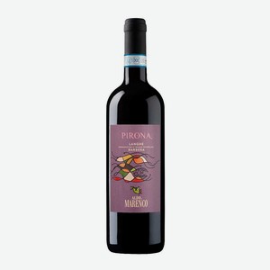 Вино Langhe Barbera Pirona DOC красное сух 14% 0.75л Италия Пьемонт