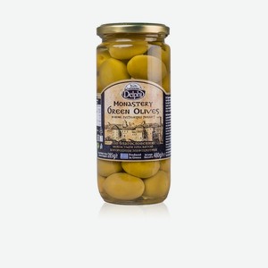 Оливки с косточкой в рассоле Монастырские DELPHI 480 г., 0,48 кг