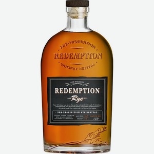 Виски зерновой Redemption Rye 46% 0.75л США