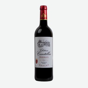 Вино Chateau Cantillac Sce Fernandez Et Fils красное сухое 13.5%0.75л Франция Бордо