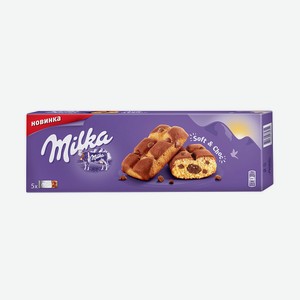 Пирожное бисквитное с шоколадной начинкой Milka, 0,175 кг