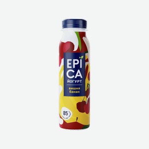 Йогурт питьевой Epica вишня/банан 2,5%, 0,29 кг
