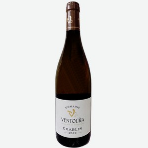 Вино Domaine Ventoura Chablis белое сухое 12,5% 0.75л Бургундия Франция