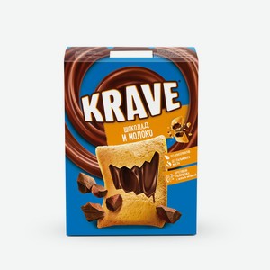 Хрустящие подушечки с нежной шоколадно-молочной начинкой Krave 0,22 кг