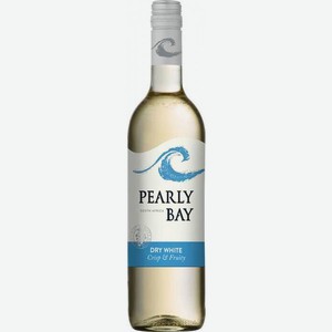 Вино Перли Бей Драй Уайт белое сухое 12% 0.75л ЮАР Западный Кейп