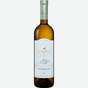 Вино Алазанская Долина белое полусладкое 11-12% 0.75л Грузия
