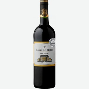 Вино  Луи де Мелак  Медок, 750 мл, Красное, Сухое