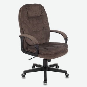 Кресло руководителя Бюрократ CH-868N, на колесиках, ткань, коричневый [ch-868n/lt-10]