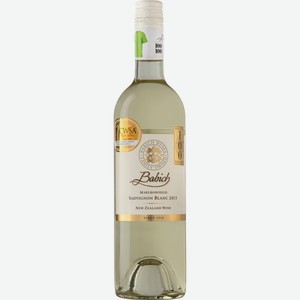 Вино Babich Marlborough 13% белое сухое 0.75л Новая Зеландия Мальборо