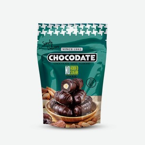 Финики Chocodate с миндалем в темном шоколаде без сахар ОАЭ 0,1 кг
