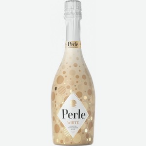 Вино Perle white 11,5% белое полусладкое игристое 0,75 л. Россия