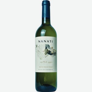 Вино NANATI TSINANDALI 11-14% белое сухое 0.75л Грузия Кахетия