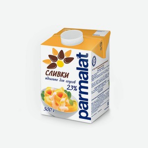 Сливки стерилизованное 23% Parmalat, 0,5 кг