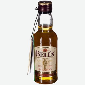Виски Bell s Original купажированный 40% 0.05л Великобритания