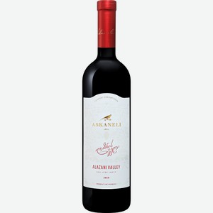 Вино Алазанская Долина красное полусладкое 11-12% 0.75л Грузия