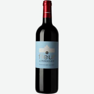 Вино Fleur De Pedesclaux 2015г. красное сухое 13% 0.75л Франция Бордо