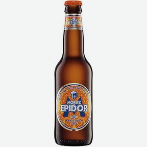 Пиво Moritz Epidor светлое фильт 7.2% 0.33л ст/б Испания