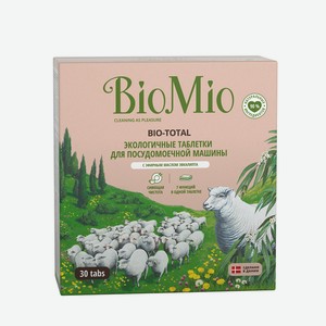 Таблетки для ПММ с маслом эвкалипта Bio-Total 30 шт BioMio, 0,65 кг