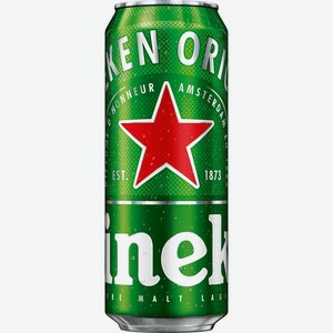 Пиво св. Heineken 5% 0.5л ж/б