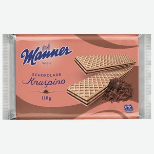 Вафли с шоколадным кремом Кнуспино 0,11 кг Manner