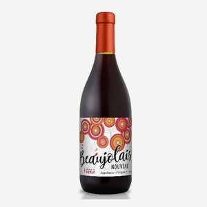 Вино Beaujolais красное сухое 12,5% 0.75л Франция Божоле