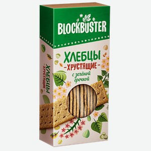 Хлебцы цельнозерновые Блокбастер зеленая гречка Совр технологии кор, 130 г