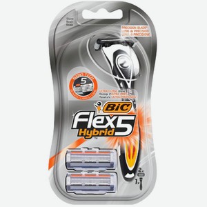Станок BIC Flex 5 Hybrid с 2 кассетами
